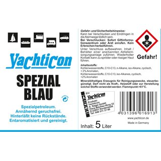 Yachticon Spezial Blau Petroleum 5 Liter