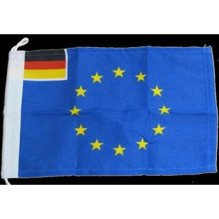 Flagge 20 x 30 cm EUROPA mit Deutschlandflagge