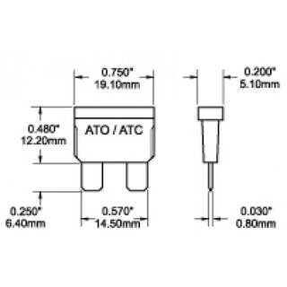 Sicherung ATO/ATC 20 Amp