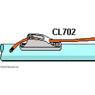 CLAMCLEAT (tm) RACING Baumklemme 3-6mm-HARTELOXIERT