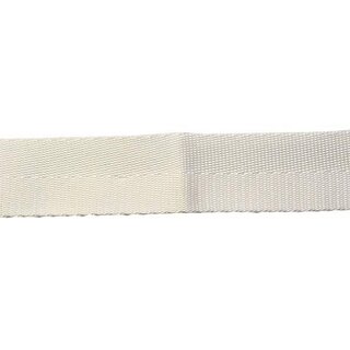 Gurtband Polyester 15 mm wei