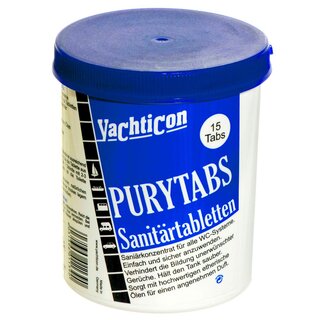 Yachticon Pury Tabs Sanitrtabletten 15 Tabletten  24 g